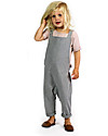Gray Label Unisex Dungarees, Grey Melange - 100% Organic Cotton Dungarees