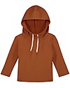 Gray Label Wide Neck Hooded Sweater, Red Earth - 100% Softest Organic Cotton Fleece Sweatshirts