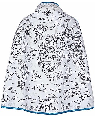 Great Pretenders Colour a Cape - Around the world - Includes 6 Markers Dressing Up & Role Play