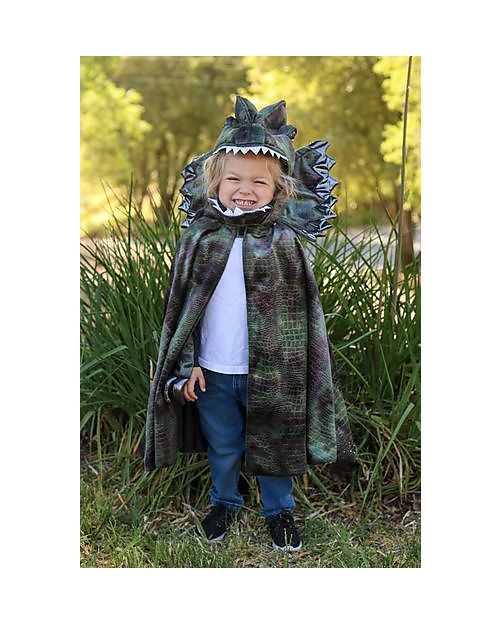 Great Pretenders Dinosaur Cape - Green Mix - Headdress and Claws Included! - 4-6 years Dressing Up & Role Play