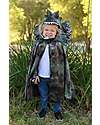 Great Pretenders Dinosaur Cape - Green Mix - Headdress and Claws Included! - 4-6 years Dressing Up & Role Play