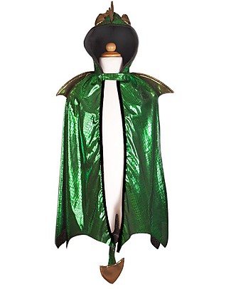 Great Pretenders Dragon Cape - Green and Gold Dressing Up & Role Play