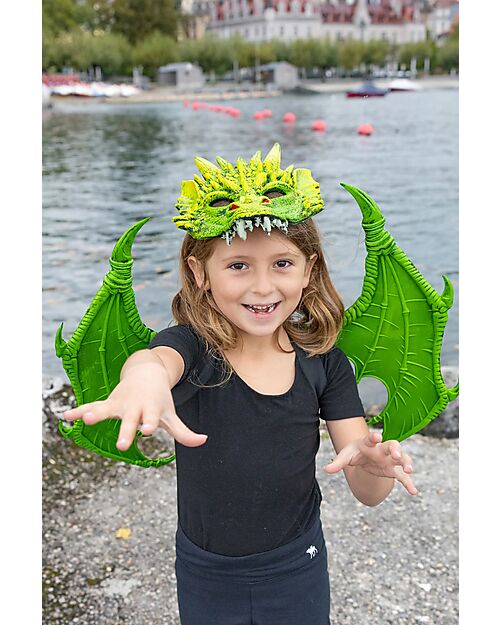 Great Pretenders Dragon Mask - Green - 3+ years Dressing Up & Role Play