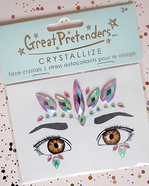 Great Pretenders Face Crystals - Unicorn - Pink Dressing Up & Role Play