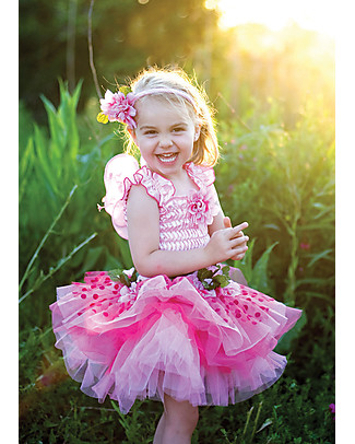 Great Pretenders Fairy Blooms Deluxe Fancy Dress, Pink - Includes dress, wings and headband Dressing Up & Role Play