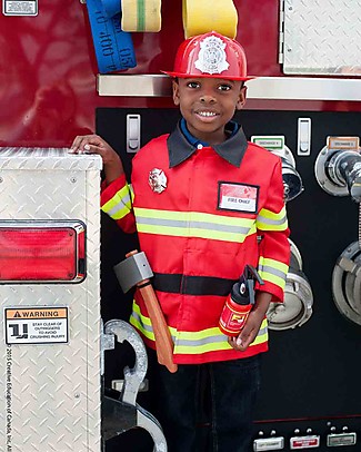 Great Pretenders Firefighter with Accessories Set - 7 Pieces Dressing Up & Role Play