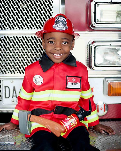Great Pretenders Firefighter with Accessories Set - 7 Pieces Dressing Up & Role Play