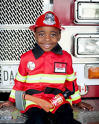 Great Pretenders Firefighter with Accessories Set - 7 Pieces Dressing Up & Role Play