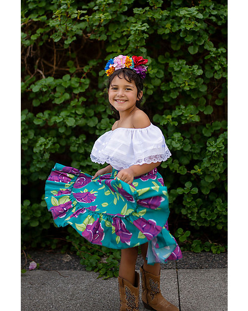 Great Pretenders Frida the Artist - T-shirt/Skirt and Headband Dressing Up & Role Play