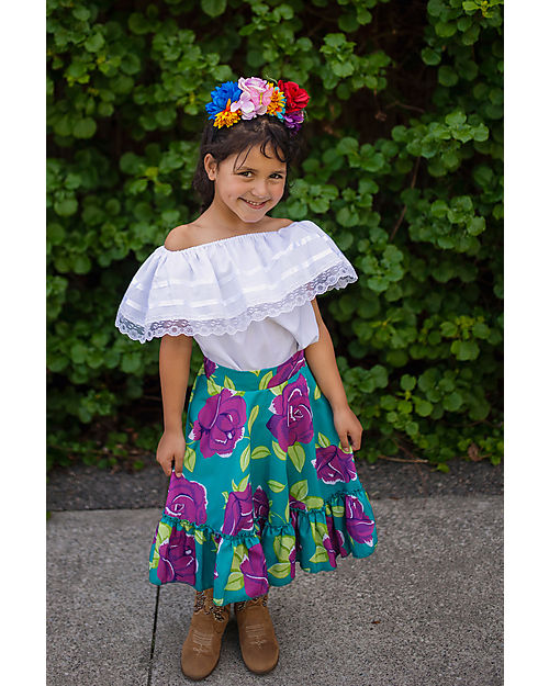 Great Pretenders Frida the Artist - T-shirt/Skirt and Headband Dressing Up & Role Play
