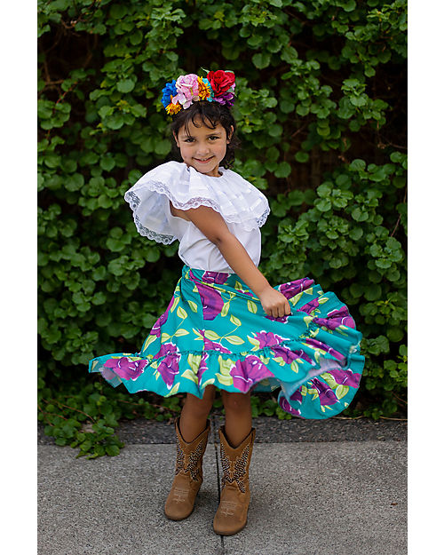 Great Pretenders Frida the Artist - T-shirt/Skirt and Headband Dressing Up & Role Play