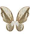 Great Pretenders Gold Sequins Set Costume - Skirt/Wings/Wand - 4/6 Years Old Dressing Up & Role Play