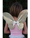 Great Pretenders Gold Sequins Set Costume - Skirt/Wings/Wand - 4/6 Years Old Dressing Up & Role Play