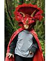 Great Pretenders Hooded Dinosaur Cape - Triceratops - Red - 4/5 Years Old Dressing Up & Role Play