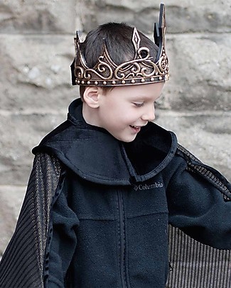 Great Pretenders Medieval Crown for King or Queen - Gold/Black null