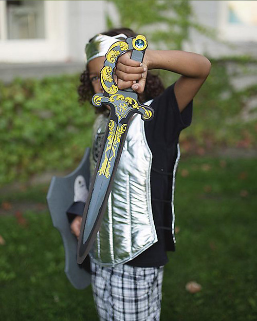 Great Pretenders Medieval Knight EVA Printed Sword - Blue/Gold - Super flexible! Dressing Up & Role Play