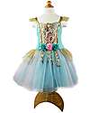 Great Pretenders Mermalicious Dress with Tail - Pastel/Aqua - 5/6 Years Old Dressing Up & Role Play