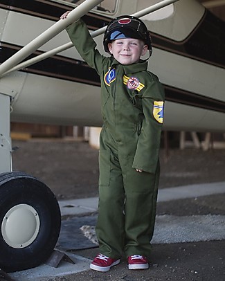 Great Pretenders Pilot Jumpsuit with Helmet Dressing Up & Role Play