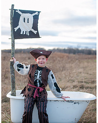 Great Pretenders Pirate Costume Set - Includes pants, vest and hat Dressing Up & Role Play
