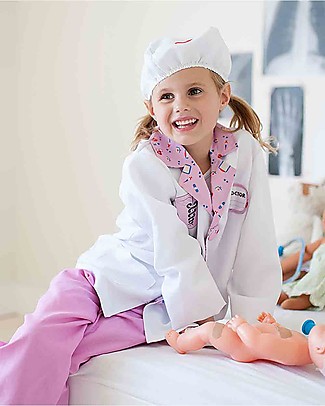 Great Pretenders Red Doctor with Accessories Set - 8 Pieces Dressing Up & Role Play