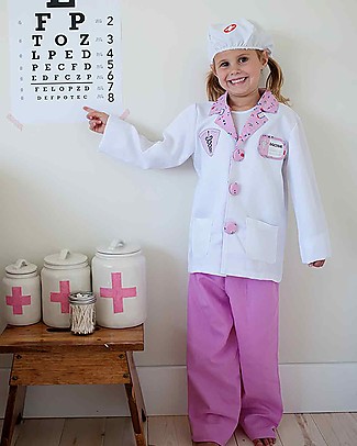 Great Pretenders Red Doctor with Accessories Set - 8 Pieces Dressing Up & Role Play