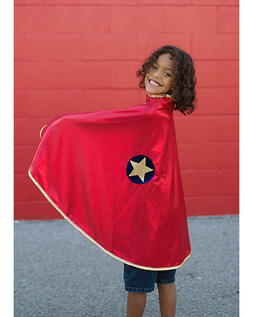 Great Pretenders Gold/Red Reversible Wonder Cape