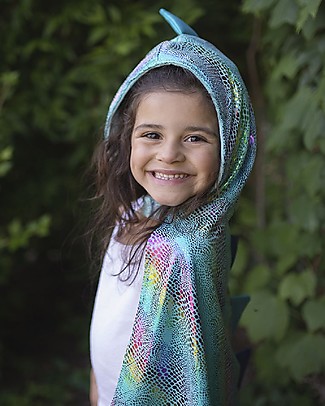 Great Pretenders Unicorn Dragon Reversible Cape - Blue null