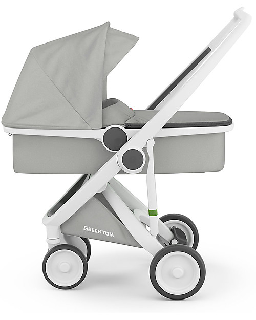 Greentom Greentom Reversible Fabric White Frame Grey Seat Eco friendly Recyclable unisex bambini