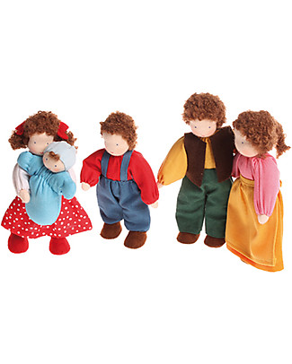 Grimm's Brown Girl Doll - Handpainted Story Making Games