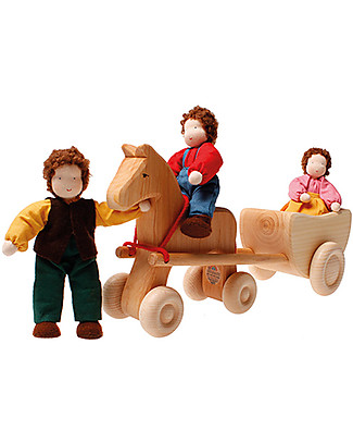 Grimm's Brown-haired Boy Doll - Handpainted Dolls