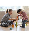 Grimm's Building Blocks Tree Slices - 16 pieces - Create colourful sculptures! Wooden Blocks and Construction Sets