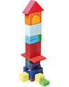 Grimm's Building Geo-Blocks - 30 pieces - Create colourful sculptures! Wooden Blocks and Construction Sets