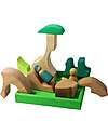 Grimm's Building Set Green - Wood - 1+ years Montessori Toys