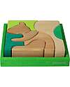 Grimm's Building Set Green - Wood - 1+ years Montessori Toys