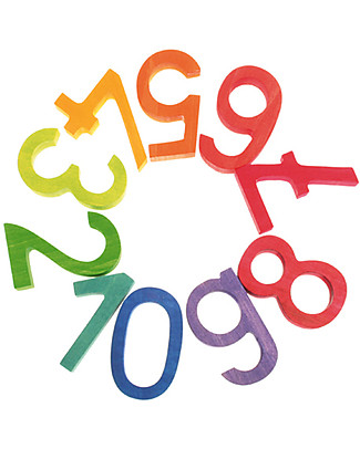 Grimm's Building Set Numbers - from 0 to 9 Montessori Activity