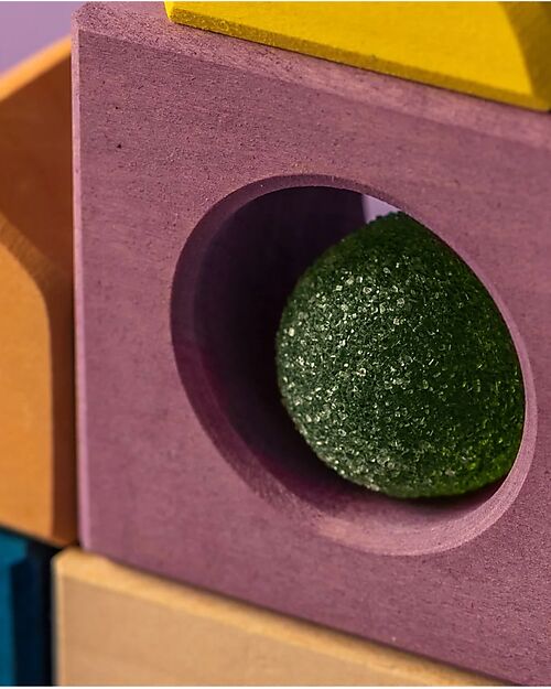 Grimm's Building Set Panorama - Multicolor- 1+ years Wooden Blocks and Construction Sets