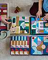 Grimm's Building Set Panorama - Multicolor- 1+ years Wooden Blocks and Construction Sets