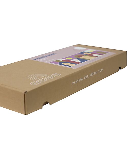 Grimm's Building Set Panorama - Multicolor- 1+ years Wooden Blocks and Construction Sets