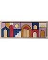Grimm's Building Set Panorama - Multicolor- 1+ years Wooden Blocks and Construction Sets