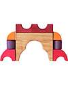 Grimm's Building Set Red - Wood - 1+ years Montessori Toys