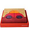 Grimm's Building Set Red - Wood - 1+ years Montessori Toys