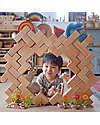 Grimm's Building Set Stairway - in Alder Wood Wooden Blocks and Construction Sets