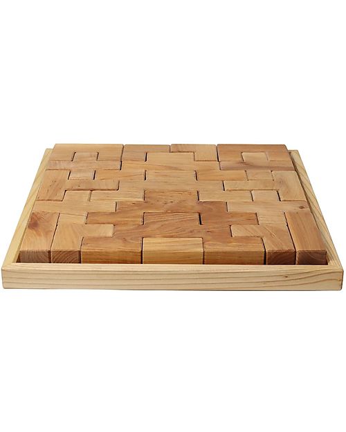 Grimm's Building Set Stairway - in Alder Wood Wooden Blocks and Construction Sets