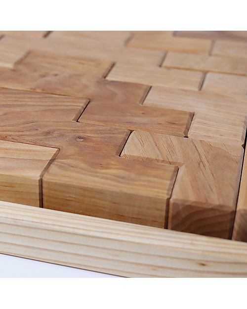 Grimm's Building Set Stairway - in Alder Wood Wooden Blocks and Construction Sets