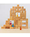 Grimm's Building Set Stairway - in Alder Wood Wooden Blocks and Construction Sets