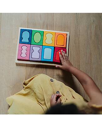 Grimm's Building Set Windows - Wood - 1+ years Montessori Toys