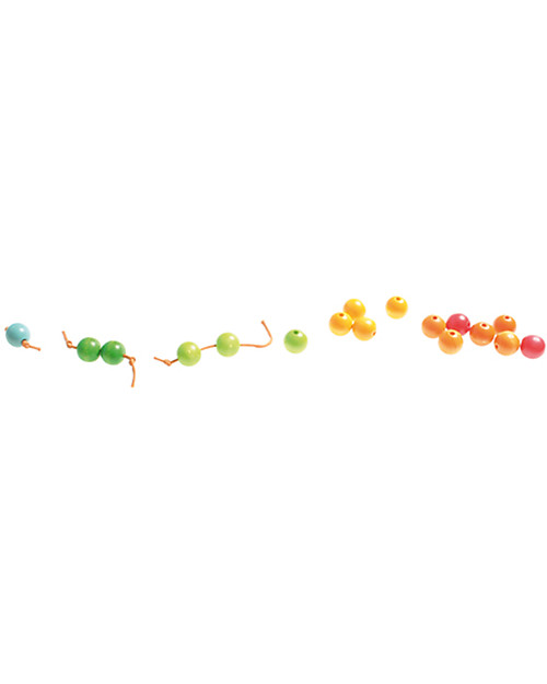 Grimm's Colourful Bead Stair, 55 pieces - Learn to count! STEM toys