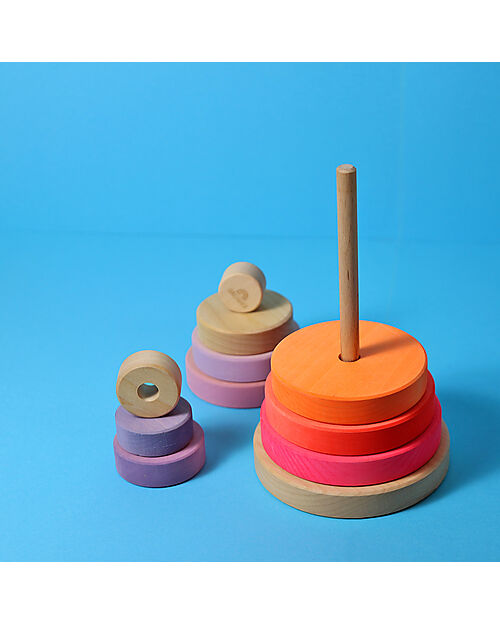 Grimm's Conical Tower - Neon Pink - Includes 10 Rings unisex