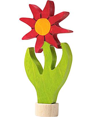 Grimm's Decorative Figure for Birthday Ring Base - Aster - 7cm Montessori Toys
