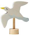 Grimm's Decorative Figure for Birthday Ring Base - Seagull - 7cm Montessori Toys